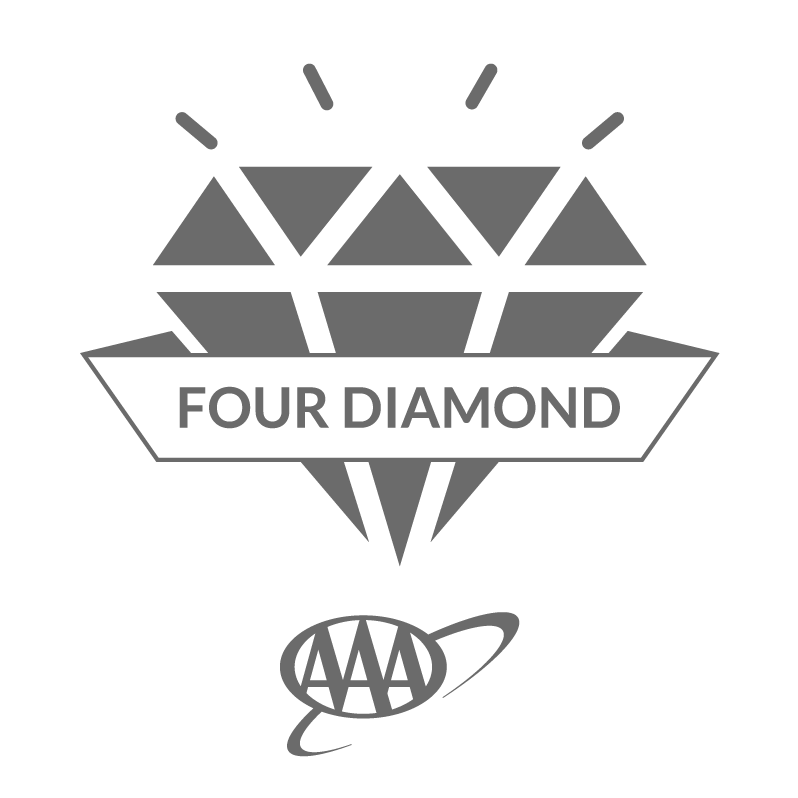 a logo with a diamond