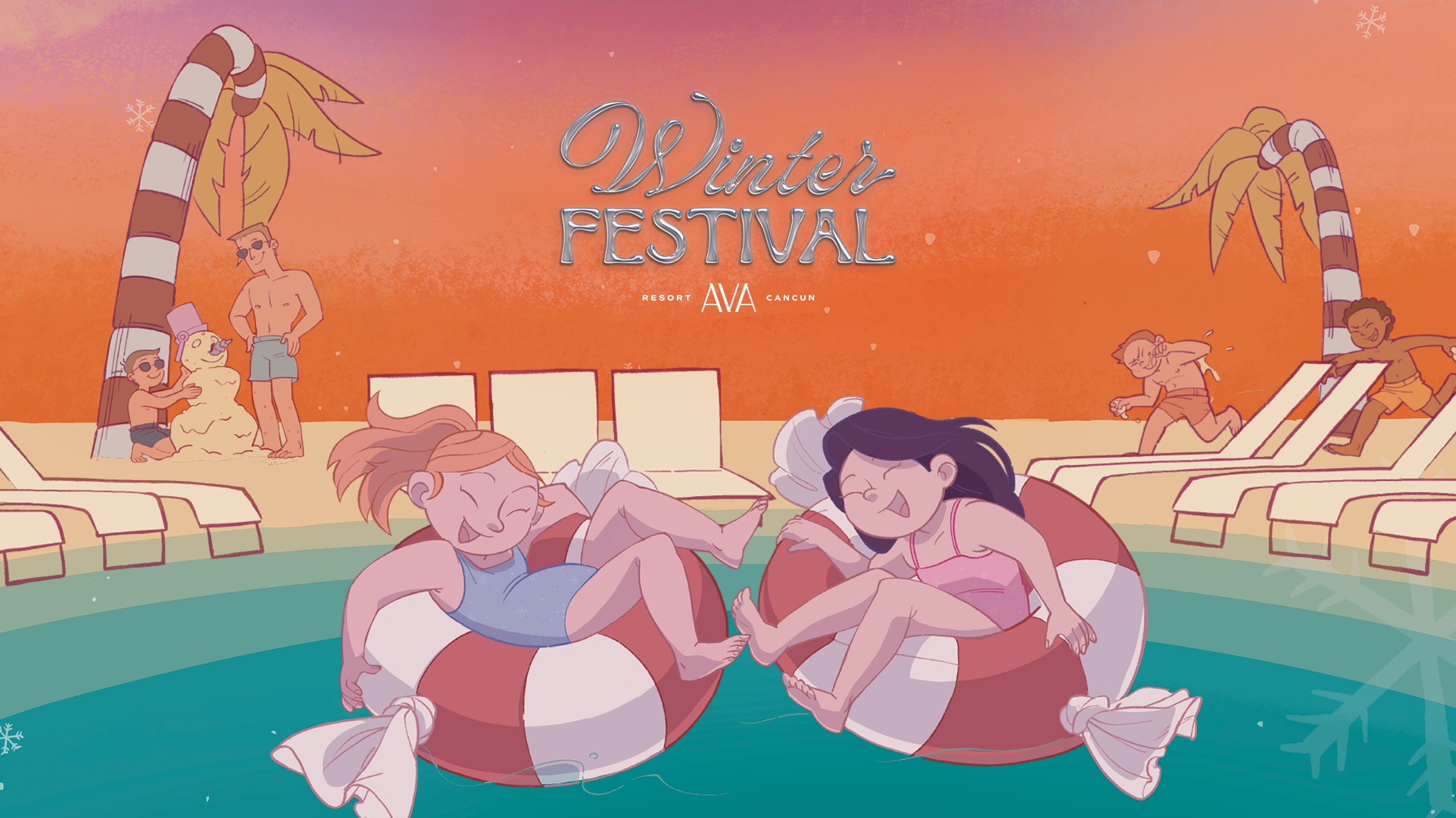 AVA's Winter Festival | AVA Resort Cancun, image size:1923x1080